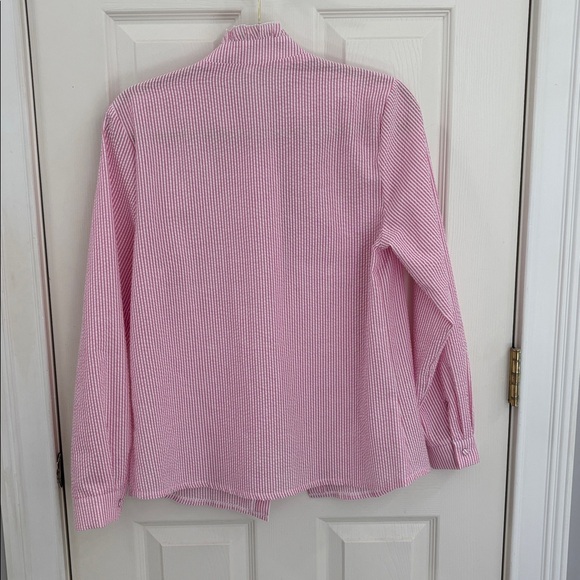 Pink Ruffle-Front Top - Picture 3 of 3